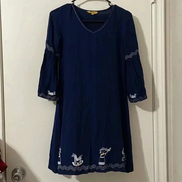 Global Desi Placement Print A-line Kurta with Bell Sleeves Size S - Picture 4 of 11